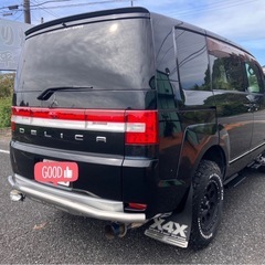 デリカD5  下取歓迎♪ 4WD カスタム　車検9年1月　希少サンルーフ❣️の画像