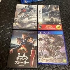 PS4+ヘッドセット+コントローラー2個+ソフト・DVDの画像