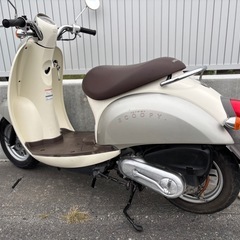 ⭐️スクーピー低燃費4ストモデル⭐️バッテリー・プラグなど新品❗️スピードは60km/h確認済⭐️50cc原付スクーター⭐️の画像