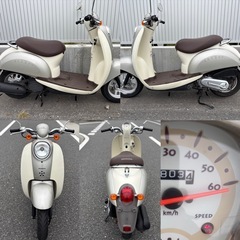 ⭐️スクーピー低燃費4ストモデル⭐️バッテリー・プラグなど新品❗️スピードは60km/h確認済⭐️50cc原付スクーター⭐️の画像