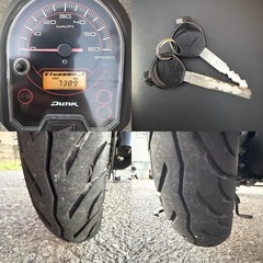 ホンダ　ダンク　AF78 マッドグリーン　低走行　動画あり　大阪の画像
