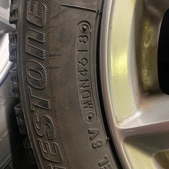 スタッドレスタイヤ　155/65R14  ③の画像