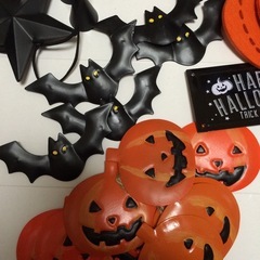 ハロウィン飾りセット　クリスマス　ブリキ製　かわいい　秋冬の画像