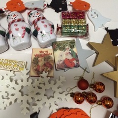 ハロウィン飾りセット　クリスマス　ブリキ製　かわいい　秋冬の画像