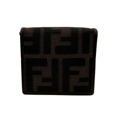 フェンディ FENDI コインケース ズッカ スクエア ブラウンの画像