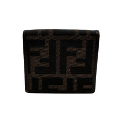 フェンディ FENDI コインケース ズッカ スクエア ブラウンの画像