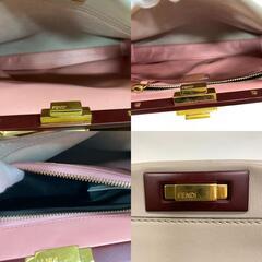 フェンディ FENDI ショルダーバッグ ピーカブーミディアム 2WAY 8BN290 グレーの画像