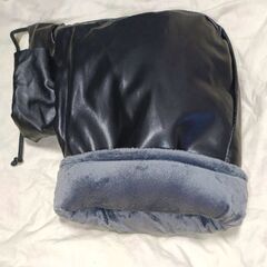 新品 バイク ハンドルカバー レザー 防水の画像