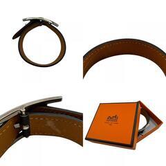 エルメス HERMES ブレスレット ビーアピ ドゥブルトゥール ブラウンの画像