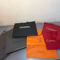 ルイヴィトン & シャネル ギフトボックス&ショップ袋&ダストバッグ　セットの画像