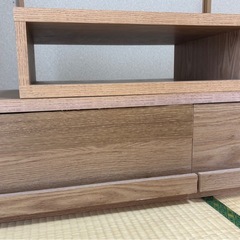 奥行き30cmの薄型伸長式テレビ台 (幅105-196cm)の画像