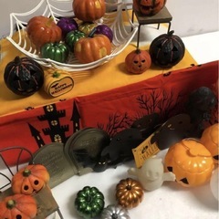 ハロウィンデコレーションセット　飾り　置物　秋　おばけかぼちゃ②の画像