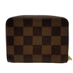ルイヴィトン LOUIS VUITTON コインケース ダミエ柄 ジッピーコインパース N63070 ブラウンの画像
