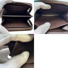 ルイヴィトン LOUIS VUITTON コインケース ダミエ柄 ジッピーコインパース N63070 ブラウンの画像