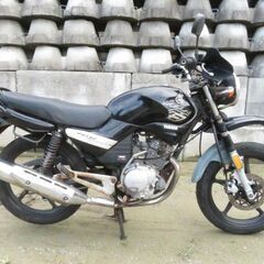 レストア途中　希少/オフロードタイプ　ヤマハ　YBR125G　メーター/シート新品の画像