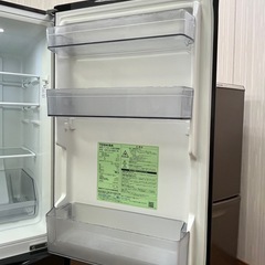 #17 激安B級品!! 2ドア冷蔵庫 TOSHIBA 2021年 153L GR-S15BS(K) 右開きの画像
