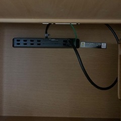 カリモク　学習机＋袖机の画像