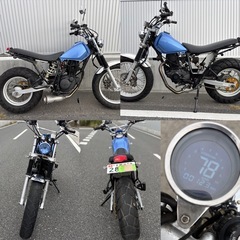 ⭐️TW200⭐️プラグ・オイル新品交換で快調❗️定番スカチューンカスタム車⭐️の画像