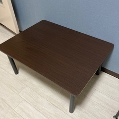 ニトリ　ローテーブル　ブラウンの画像