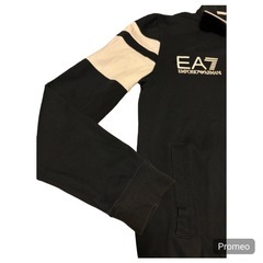 ★美品・人気★EA7 EMPORIO ARMANIトラックジャケット XXL 黒の画像