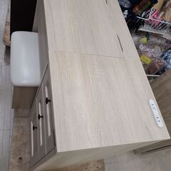J1596【リユースのサカイ柏店】佐藤産業　ドレッサー　ANRI　アンリ　ナチュラル　クリーニング済　参考価格24,090円の画像