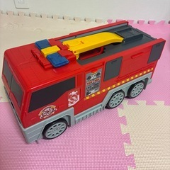 広がる消防車　ミニカー付きの画像