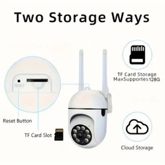 【4個セット】WiFi 防犯カメラ セキュリティカメラ 赤外線ナイトビジョン 2 の画像