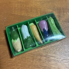 箸5膳　野菜箸置き5個　セットの画像