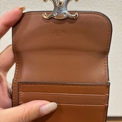 CELINE セリーヌ マカダム トリオンフ 総柄 三つ折り財布の画像