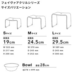 バスチェア・ボウルセット(ブラック)
の画像