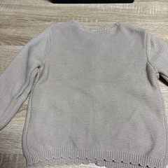 tete a teteベビー刺繍付きカーディガンの画像