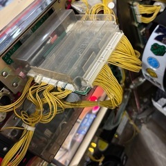 パチスロ実機 大都技研 4号機 初代 押忍!番長 ドアキー、設定キー付き スロット台の画像