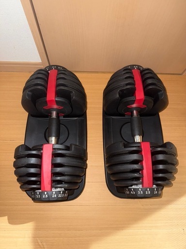 可変式ダンベル　24kg×2 極美品