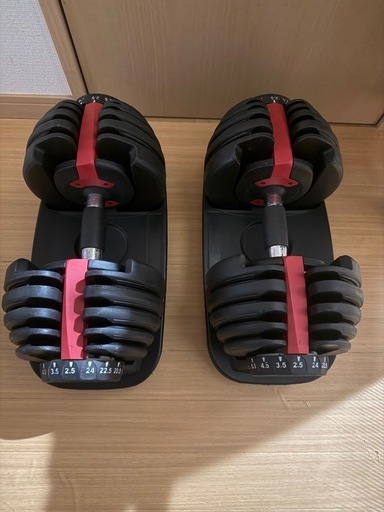 可変式ダンベル　24kg×2 極美品
