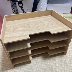 【美品】無印　書類整理トレー　単品も可能の画像