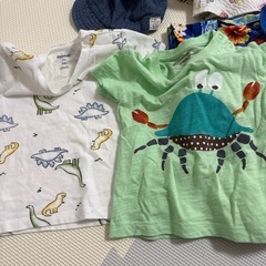 0〜12Mベビー服・帽子３，スタイ3おまとめの画像
