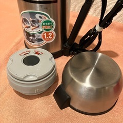 訳あり　1.2リットル　プッシュ式魔法瓶の画像