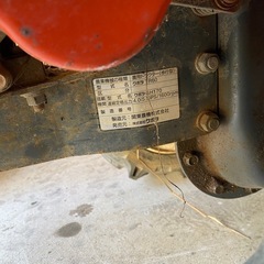 耕運機　クボタ　TR60の画像