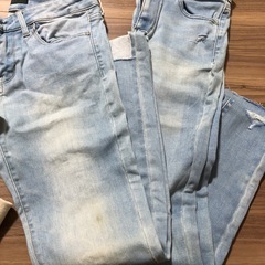デニム、ワンピースの画像