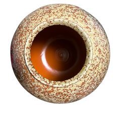 未使用　花器 壺 信楽焼 花瓶 神窯 丸花瓶　しがらき焼の画像