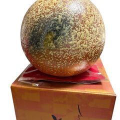 未使用　花器 壺 信楽焼 花瓶 神窯 丸花瓶　しがらき焼の画像