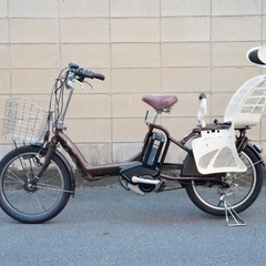 {受付中}🔴⭐️超特価⭐🔴電動自転車 ブリヂストン 20インチ 子供乗せ 中古 092903の画像