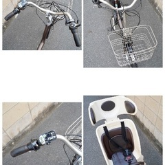 {受付中}🔴⭐️超特価⭐🔴電動自転車 ブリヂストン 20インチ 子供乗せ 中古 092903の画像