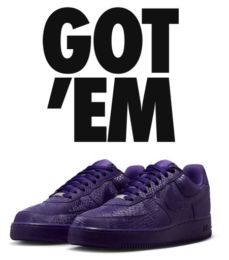 新品Kobe Bryant × Nike Air Force 1 Low 