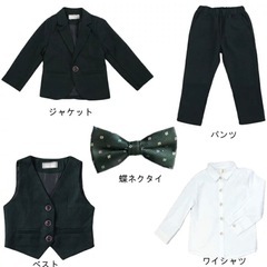 セレモニースーツ　男の子　スーツセット　スーツ5点セット　卒園式　入学式　七五三の画像