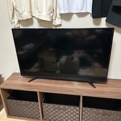 3点セット(テレビ、テレビ台、蓋付きカラボの画像