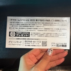 10/11　グリーンランド無料入場券の画像