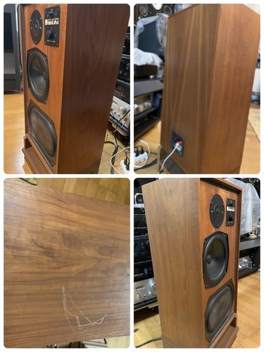 YouTube視聴できます。KEFモニタースピーカーmodel104ab