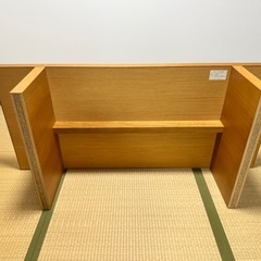 松永家具製 オーク突板ローテーブル 美品 展示場使用 高級感ありの画像
