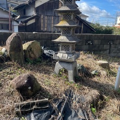 庭石　引き取りに来られる方のみ(軽自動車のみ可能)の画像